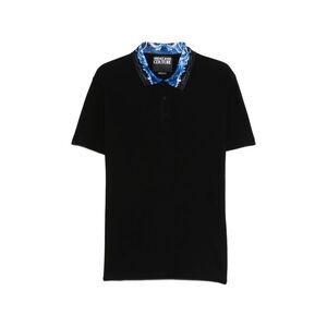 Versace Jeans Couture Black Polo Shirts Men